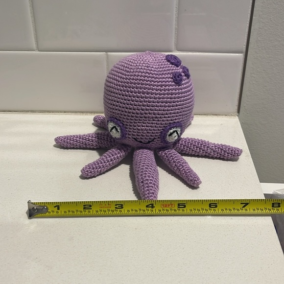 Hand Crafted Octopus 🐙 Amigurumi Crochet Doll Toy Figure Ocean Sea Water - Picture 5 of 12